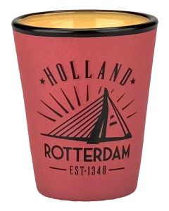 Shotglas Rotterdam - Roze 