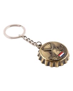 Sleutelhanger / Flesopener Holland Brons
