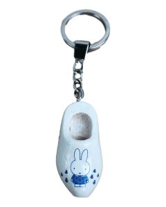 Witte sleutelhanger "Nijntje in Veld" , 4cm