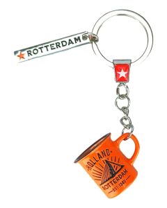 Sleutelhanger Mokje Rotterdam / Oranje