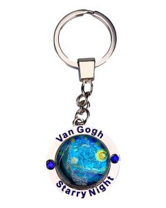 Sleutelhanger spinner 'van Gogh' starry night