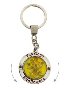 Sleutelhanger / Spinner Zonnebloemen Vincent van Gogh