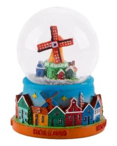 Waterbol Dorpstafereel Holland  7cm , Klein 