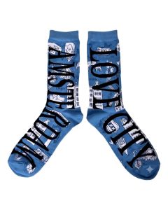 Sokken Blauw Love City Amsterdam - 41-46