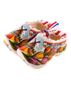 Set Tulpen Keramieken klompjes 10cm