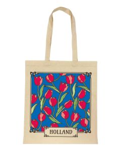 Katoenen Tas "Tulpen Gekleurd Holland"