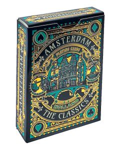 Speelkaarten "Amsterdam Groen/Goud"