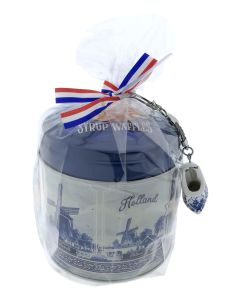 Stroopwafels Cadeau "Holland Delfts Blauw"