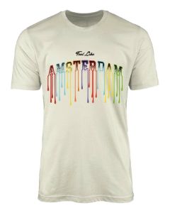 Unisex T-Shirt Feel Like Amsterdam - Beige
