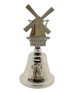 Tafelbel Zilver "Molen"