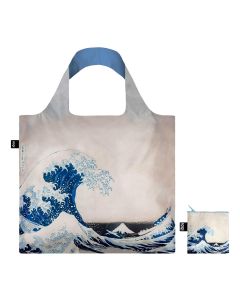 Loqi Opvouwbare Shopper "Great Wave, Hokusai"