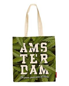 Tas Katoen "Amsterdam Green Grass"