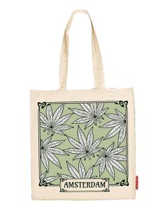 Tas Katoen "Wiet Blad Amsterdam"