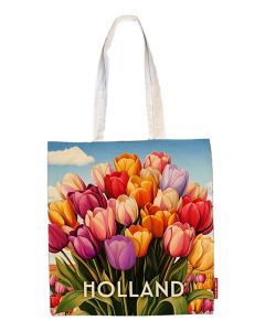 Tas Katoen  "Bright Tulips Holland" 