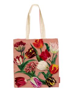 Tas Katoen  "Pretty Tulips Roze"
