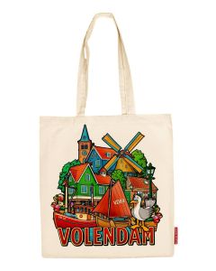 Katoenen Tas "City Vibes Volendam"