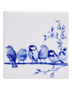 Tegel Bosvogels, 13 cm 