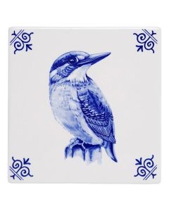 Tegel Ijsvogel, 13 cm