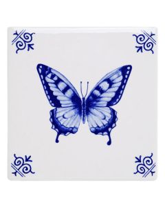 Tegel Vlinder, 13 cm