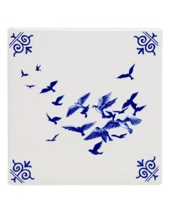 Tegel "Vogels" , 13 cm