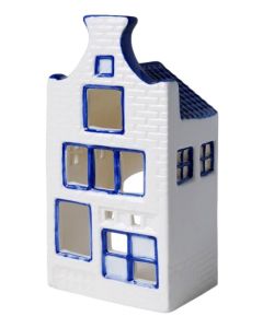 Waxinelichthouder Huisje 5 - Halsgevel- 13,5 cm