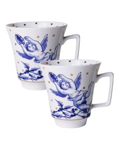 Theemok Kerstengel set van 2