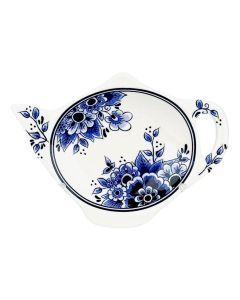 Keramieken Theezakjeshouder - Delfts Blauw Stijl 