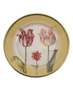 Sierbordje Tulpen Geel van Jacob Marrel, 16 cm 