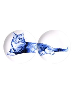 Wandbord Ontspannen Kat Tweeluik