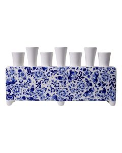 Tulpenvaas Delfts blauw rechthoek