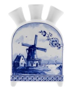 Tulpenvaas Landschap Klok 17 cm