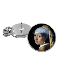 Lapel Pin Glas Vermeer Meisje met Parel