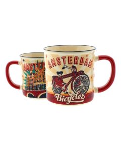 Beker vintage klein Amsterdam Beige - Klein