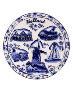 Wandbord Embossed Holland, 15 cm  (medium)
