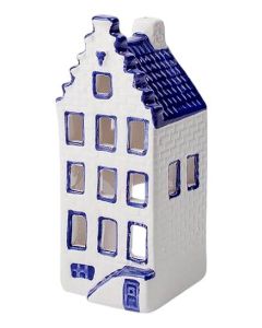 Waxinelichthouder Delft huisje