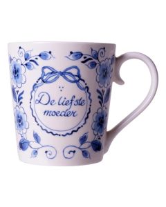 Mok Delfts Blauw - "De Liefste Moeder"