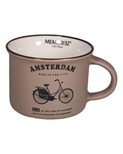 Mok Memoriez - Amsterdamse Fiets - Woenstijnklei - Klein