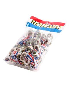 Set van twee klompjes corsage in kleur, 10 stuks