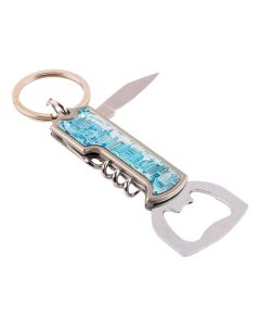 Zakmes Sleutelhanger met Opener - Amsterdam Design  