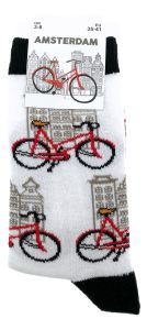 Ladies Socks "Amsterdam Bikes" 35-41