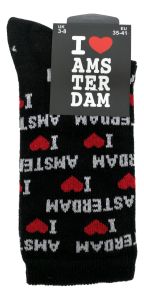 Ladies Socks "I ❤ Amsterdam" 35-41