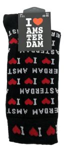 Heren Sokken "I Love Amsterdam" - 40-46