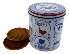 Miffy Souvenir Blue Tin with syrup waffles