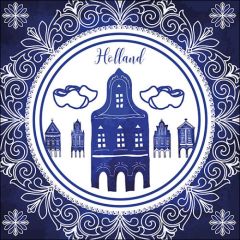 Pakje Servetten "Holland Stijl" (20 stuks)