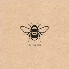 Packet of Napkins Honey Bee Recycled at FSC (20 pieces)