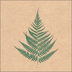 Packet Napkins Fern Leaf FSC recycled (20 pieces)