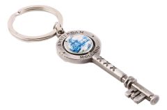 Keychain key Amsterdam - tin