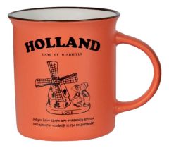Mok Memoriez - Holland Molen - Groot, Oranje 