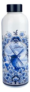 Waterfles Molen Delftsblauw 500 ml