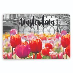 Placemat Tulips in Amsterdam